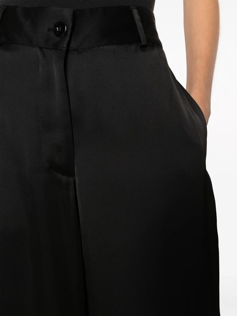 Jil Sander high-waisted wide-leg trousers - Black - zdjęcie produktu nr 2
