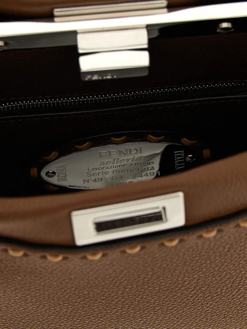 FENDI Peekaboo Selleria handbag - Brown - zdjęcie produktu nr 2