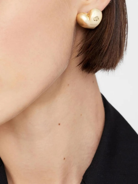 ANINE BING Heart earrings - Gold - zdjęcie produktu nr 2