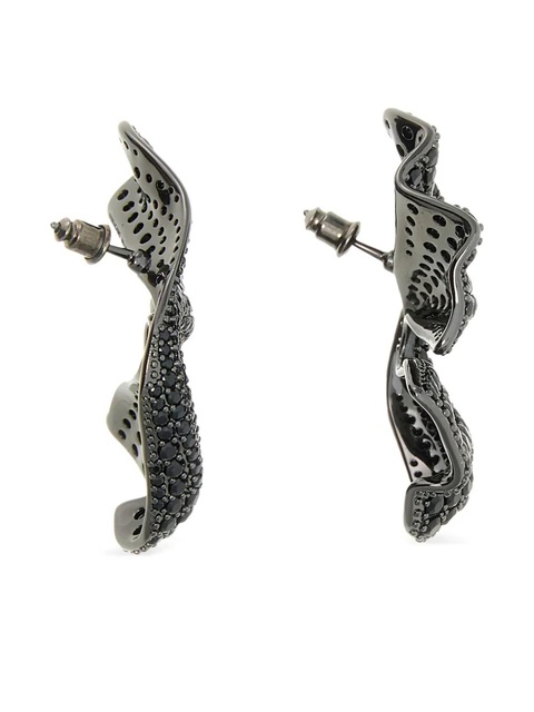 Ferragamo Drape earrings - Black - zdjęcie produktu nr 2