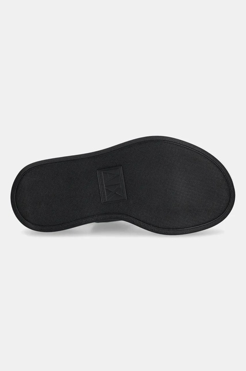 Armani Exchange sandały damskie kolor czarny na platformie XDP054 XV921 00002 - zdjęcie produktu nr 2