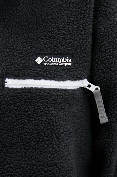 Columbia bluza sportowa Helvetia kolor czarny z aplikacją 2092231 - zdjęcie produktu nr 2