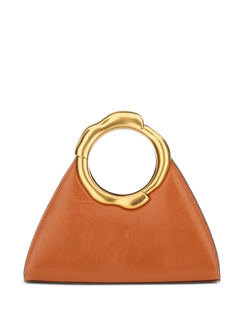 Cult Gaia Asa ring handle triangular tote bag - Brown - zdjęcie produktu nr 1