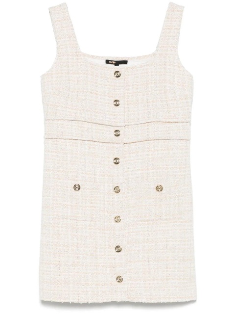 Maje tweed mini dress - Neutrals - zdjęcie produktu nr 1