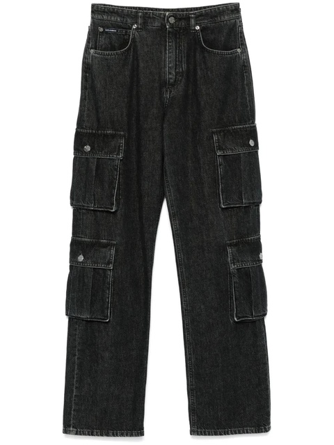 Dolce & Gabbana straight cargo jeans - Black - zdjęcie produktu nr 1
