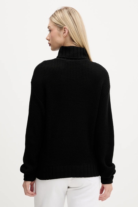 Karl Lagerfeld Jeans sweter z wełną damski kolor czarny z golfem A4W18020 - zdjęcie produktu nr 2