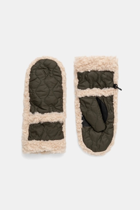 Barbour rękawiczki damskie kolor zielony LGL0146 - zdjęcie produktu nr 1