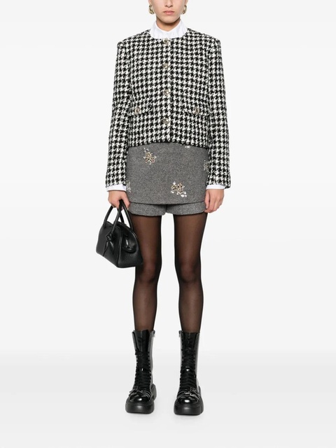 Maje houndstooth-pattern blazer - White - zdjęcie produktu nr 2