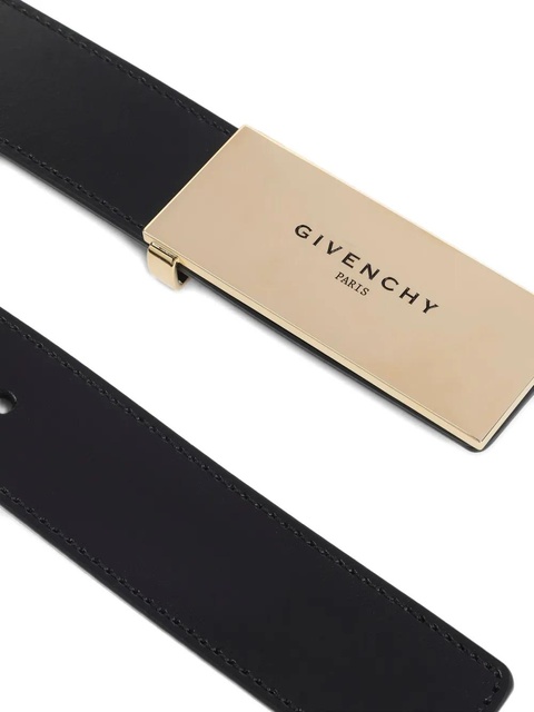 Givenchy plaque leather belt - Black - zdjęcie produktu nr 2