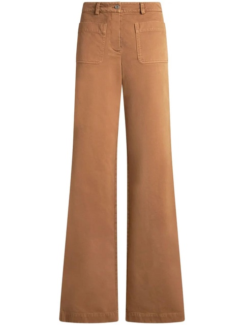 ETRO wide-leg trousers - Brown - zdjęcie produktu nr 1