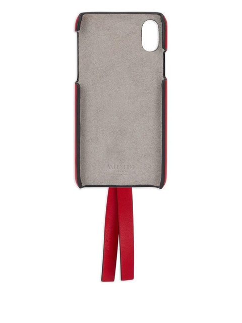 Valentino Garavani logo iPhone X case - Red - zdjęcie produktu nr 2