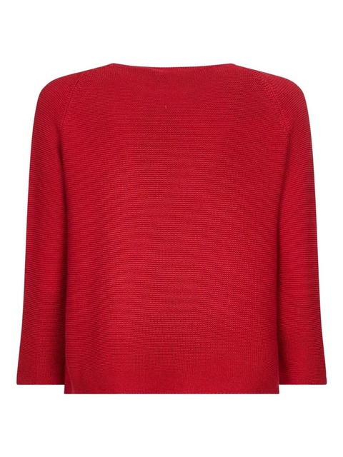 Weekend Max Mara raglan-sleeve boat-neck sweater - Red - zdjęcie produktu nr 2