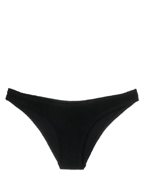Bond-eye seersucker-texture stretch bikini bottom - Black - zdjęcie produktu nr 2