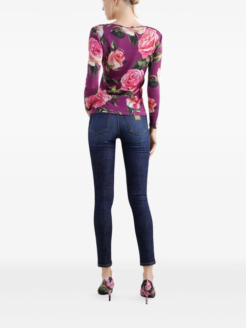 Dolce & Gabbana logo-plaque jeans - Blue - zdjęcie produktu nr 2