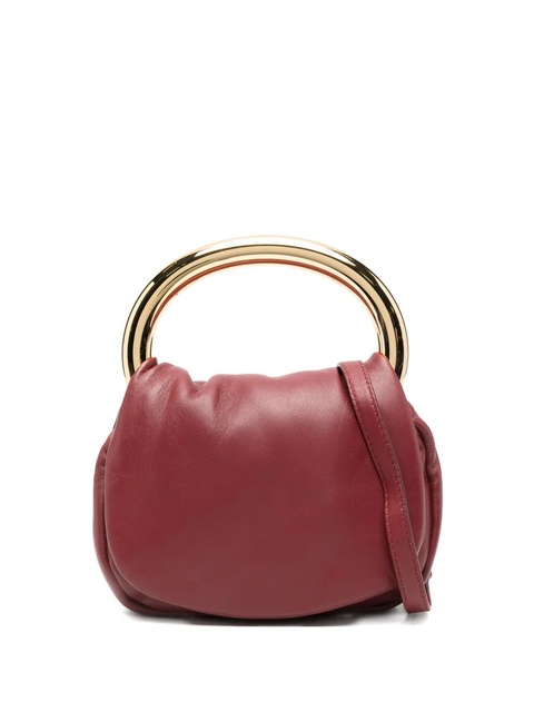 Blumarine mini Ring leather tote bag - Red - zdjęcie produktu nr 1