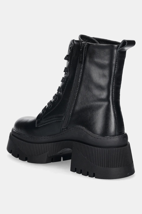 GOE workery skórzane damskie kolor czarny na platformie SS2N4123 BLACK - zdjęcie produktu nr 2