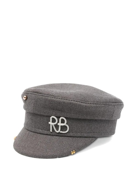 Ruslan Baginskiy Pierced Baker Boy Cap hat - Grey - zdjęcie produktu nr 1