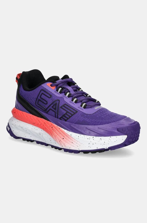 EA7 Emporio Armani sneakersy damskie kolor fioletowy XK381.X8X177 - zdjęcie produktu nr 1