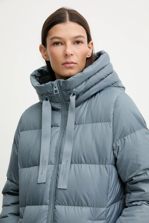 Marc O'Polo kurtka puchowa kolor niebieski zimowa 511032971095 - zdjęcie produktu nr 2