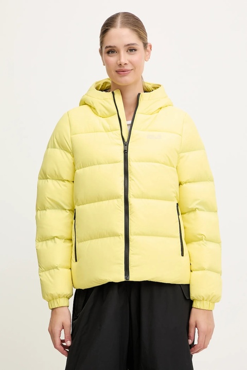 Jack Wolfskin kurtka FROZEN PALACE kolor żółty przejściowa A65097 - zdjęcie produktu nr 1
