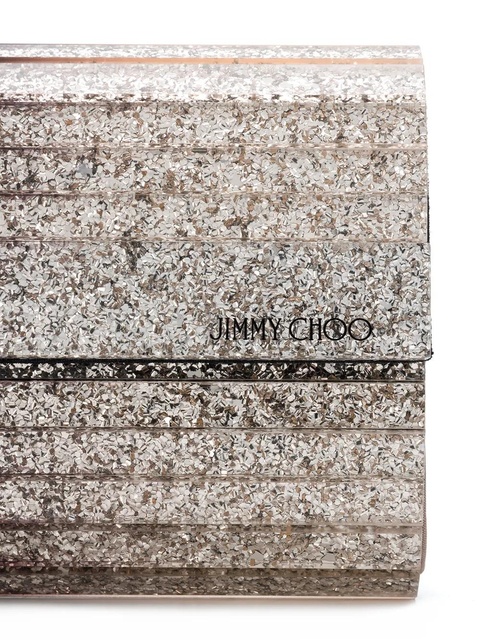 Jimmy Choo Sweetie clutch bag - Black - zdjęcie produktu nr 2