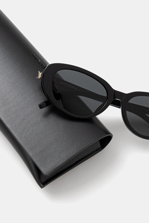 Saint Laurent okulary przeciwsłoneczne damskie kolor czarny SL M154 - zdjęcie produktu nr 2