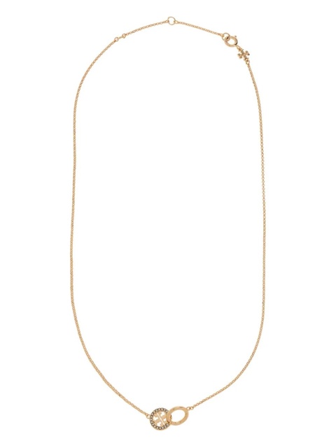 Tory Burch logo-charm chain necklace - Gold - zdjęcie produktu nr 1