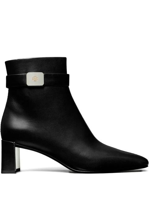 Tory Burch 55mm leather buckle-strap ankle boots - Black - zdjęcie produktu nr 2