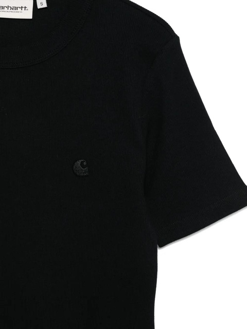 Carhartt WIP embroidered-logo T-shirt - Black - zdjęcie produktu nr 2