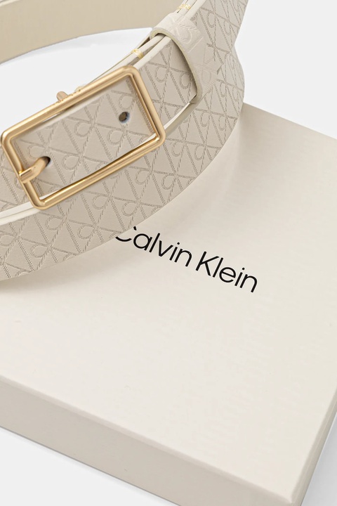 Calvin Klein pasek skórzany damski kolor beżowy LV04F7049G - zdjęcie produktu nr 2