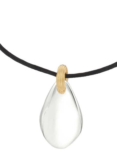 Tory Burch teardrop pendant necklace - Black - zdjęcie produktu nr 1