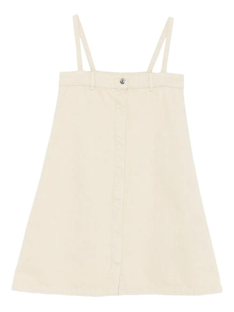 Nanushka button-front sleeveless mini dress - Neutrals - zdjęcie produktu nr 1