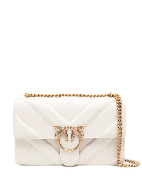 PINKO Love One Classic crossbody bag - White - zdjęcie produktu nr 1