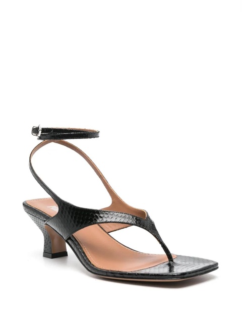 Paris Texas Portofino 55mm leather sandals - Black - zdjęcie produktu nr 2