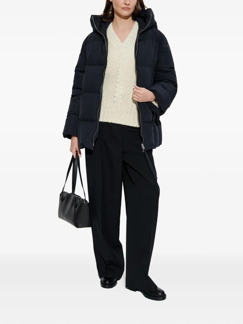 Jil Sander front-pleated wool trousers - Black - zdjęcie produktu nr 2