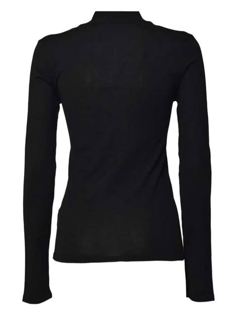 SOLOTRE tie-neck sweater - Black - zdjęcie produktu nr 2
