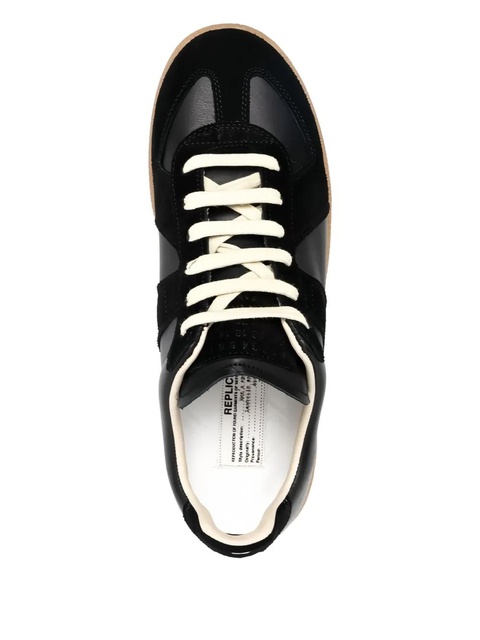 Maison Margiela Replica panelled lace-up sneakers - Black - zdjęcie produktu nr 1