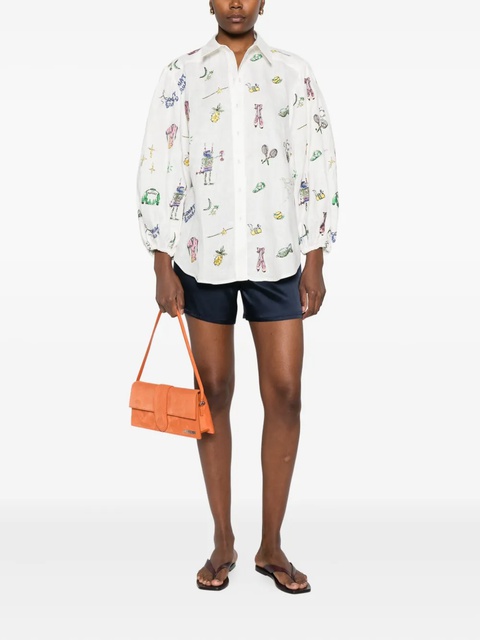 ALEMAIS Play embroidered shirt - Neutrals - zdjęcie produktu nr 2