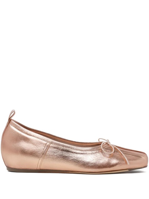 Simone Rocha pleated toe ballerina shoes - Pink - zdjęcie produktu nr 2