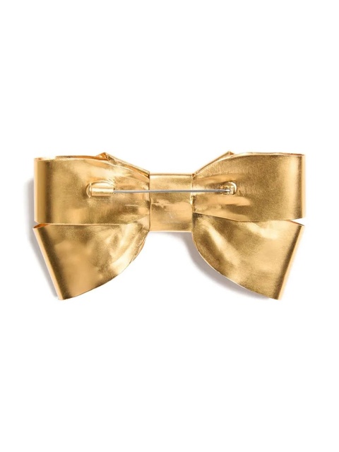 Valentino Garavani Trop Chou bow brooch - Gold - zdjęcie produktu nr 1