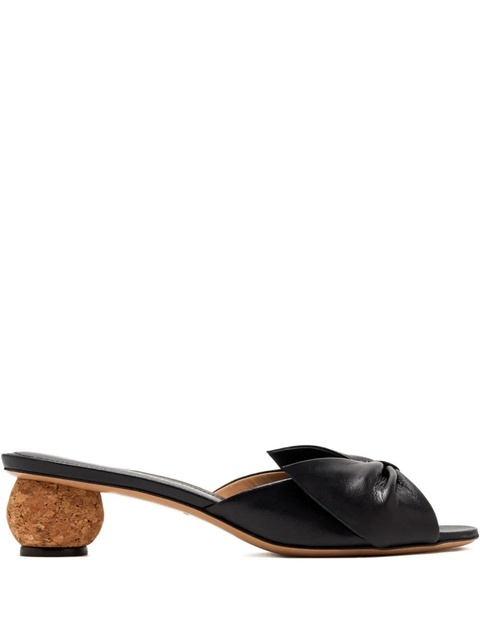 Ferragamo 45mm knotted sandals - Black - zdjęcie produktu nr 1
