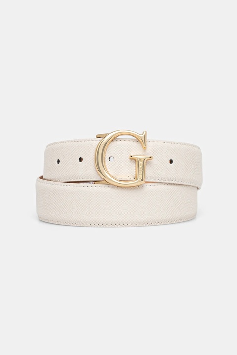 Guess pasek ALDINA damski kolor biały BW9241 P5335 - zdjęcie produktu nr 1