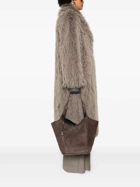 Tod's suede tote bag - Brown - zdjęcie produktu nr 2