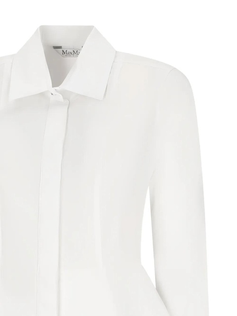 Max Mara peplum-hem shirt - White - zdjęcie produktu nr 1