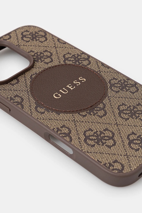 Guess etui na telefon iPhone 16 Pro Max kolor brązowy GUHMP16XP4PGRSGW - zdjęcie produktu nr 2