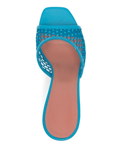 Amina Muaddi 95mm Lupita sandals - Blue - zdjęcie produktu nr 2