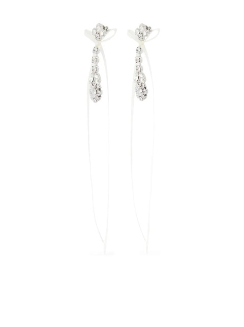 Simone Rocha Victorian Bow earrings - White - zdjęcie produktu nr 2