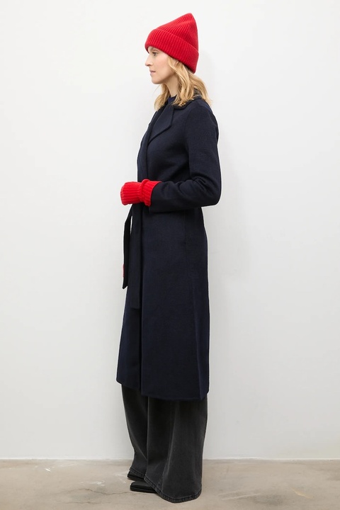 Answear.LAB czapka wełniana kolor czerwony - zdjęcie produktu nr 1