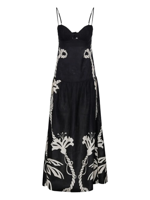 Johanna Ortiz Enlightened Sailor maxi dress - Black - zdjęcie produktu nr 1