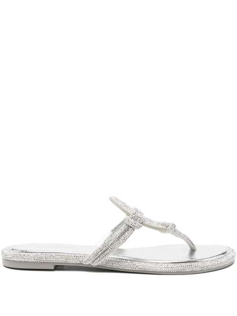 Tory Burch crystal embellished sandals - Silver - zdjęcie produktu nr 1
